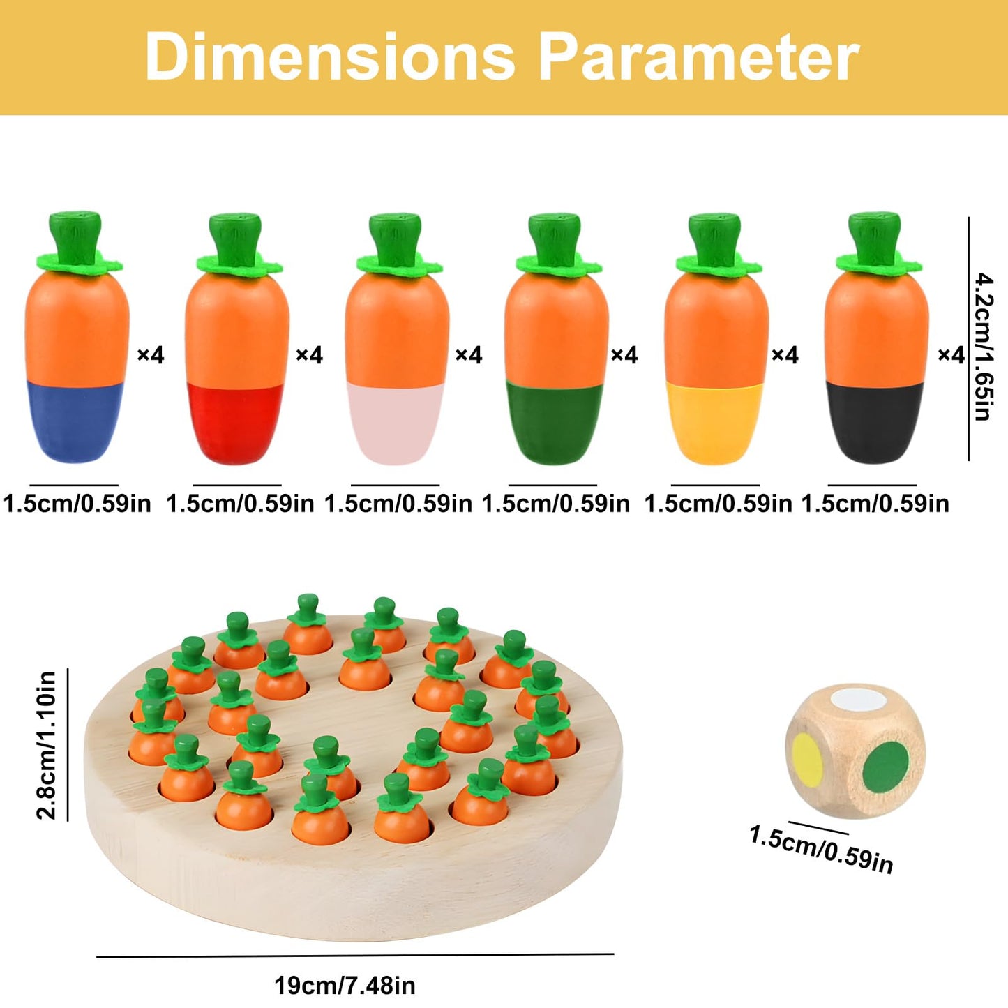 Memory chess toy (Mushroom)