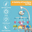 Musical baby crib mobile with lights and music