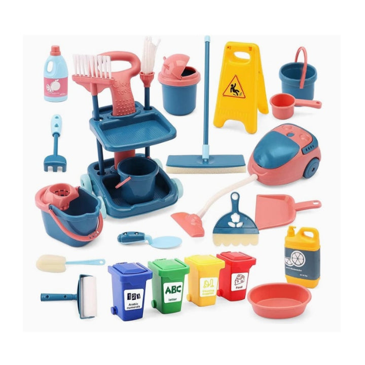 Kids Mini Cleaning Tool Set – Pretend Play Housekeeping Toy