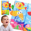 3D Baby Cloth Book – Ocean Animals Sensory Soft Book (6 Pages, Blue)