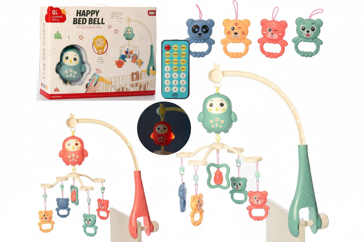 Happy Bed Bell – 360° Rotating Musical Baby Crib Mobile