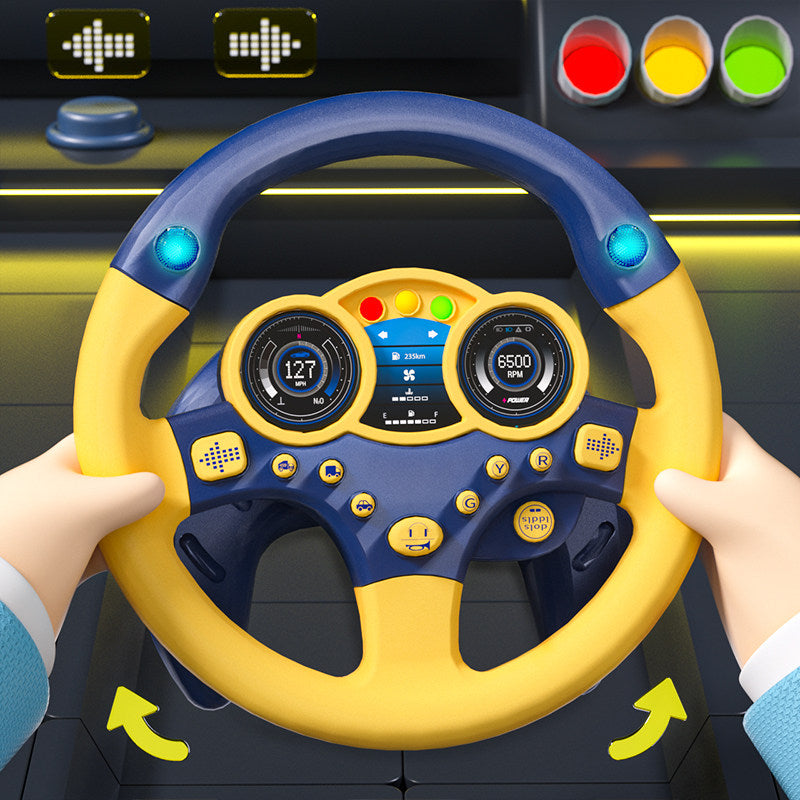Steering wheel 360 degree toy
