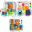 Montessori Busy Board Puzzle Book for Toddlers – Sensory Activity Board
