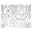 Coloring puzzle Elephant 24 pieces