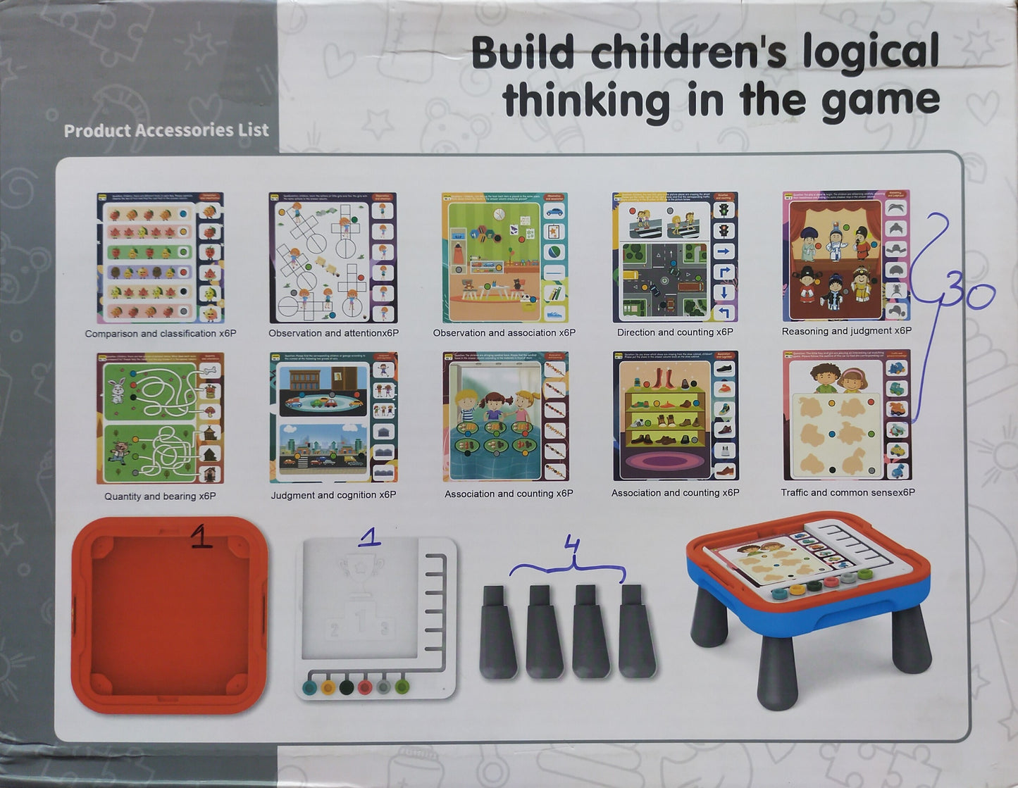 Logic thinking table toy