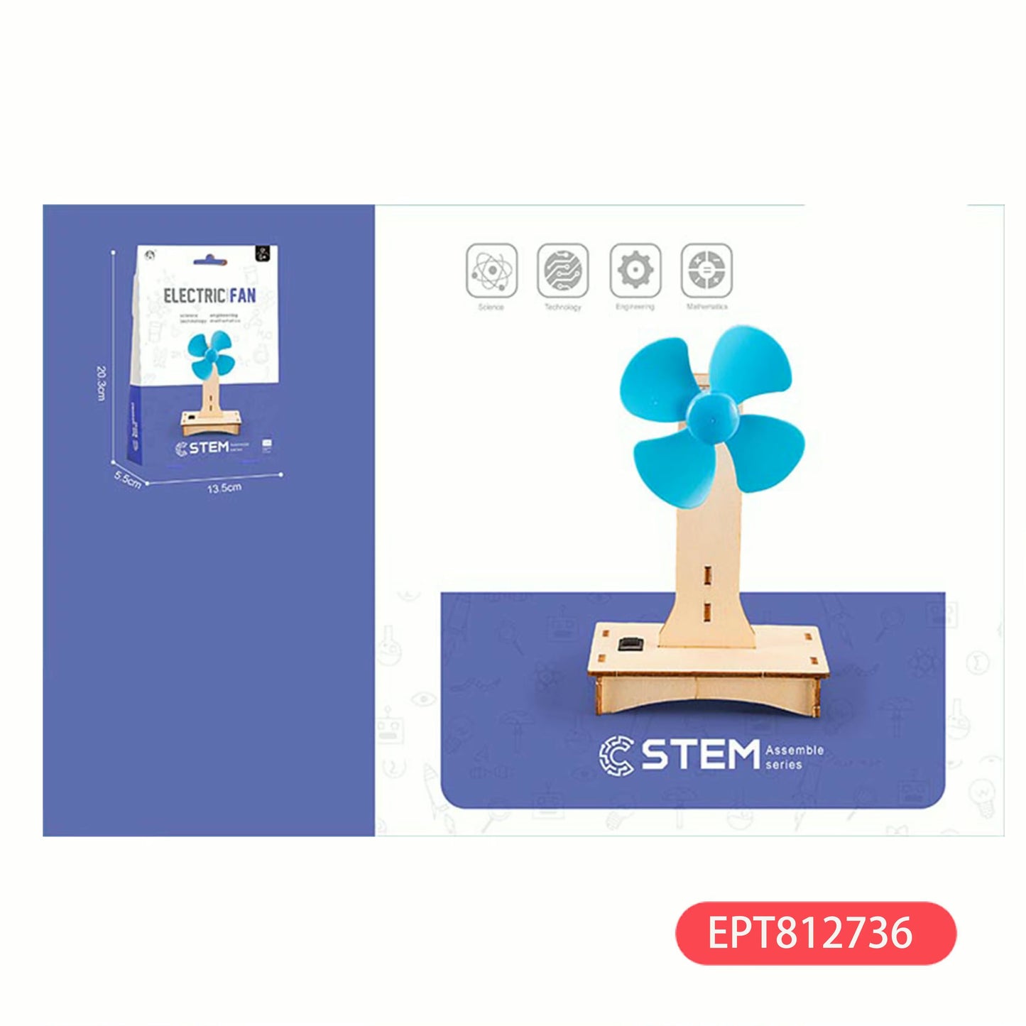 Electric Fan STEM Construction Kit – DIY Airflow Project