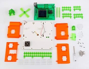 DIY solar energy concept house toy