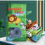 Jungle friend soft cloth baby book