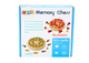 Wooden Radish & Mushroom Memory Chess Board Game for Fine Motor Skills & Color Recognition (Ages 3+ Years)