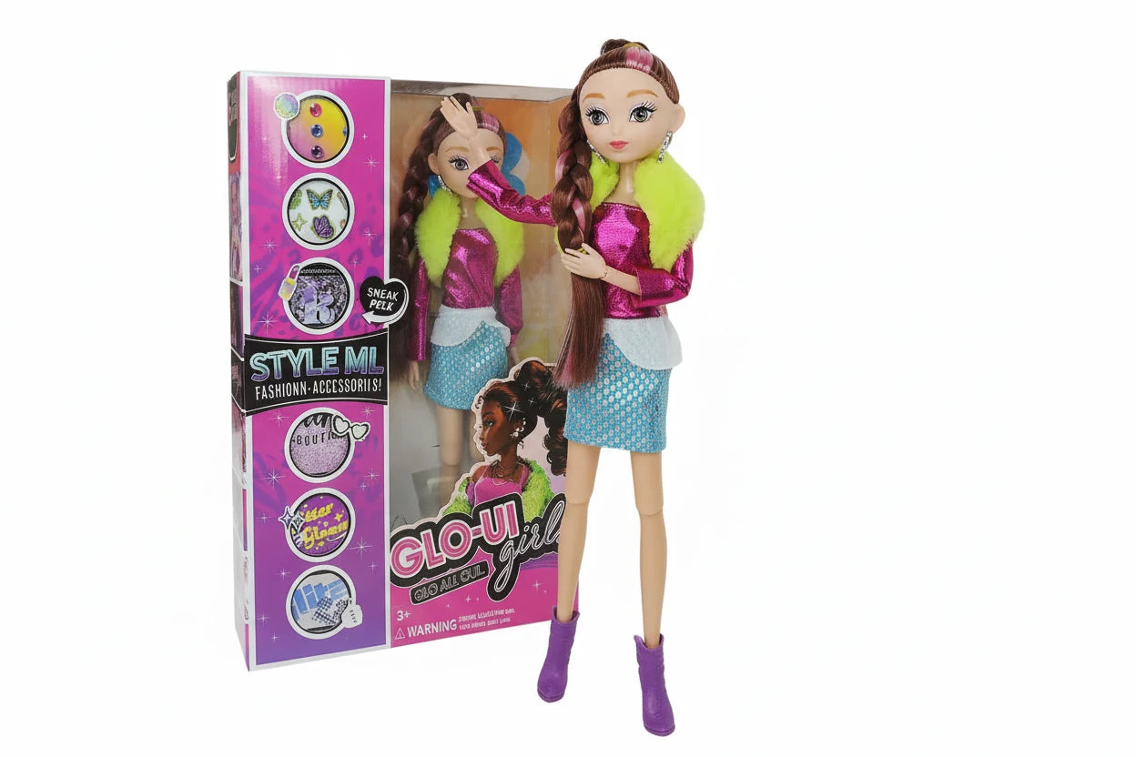 Glo-Up Girls: Kenzie Fashion Doll – Music Maven & Style Transformation