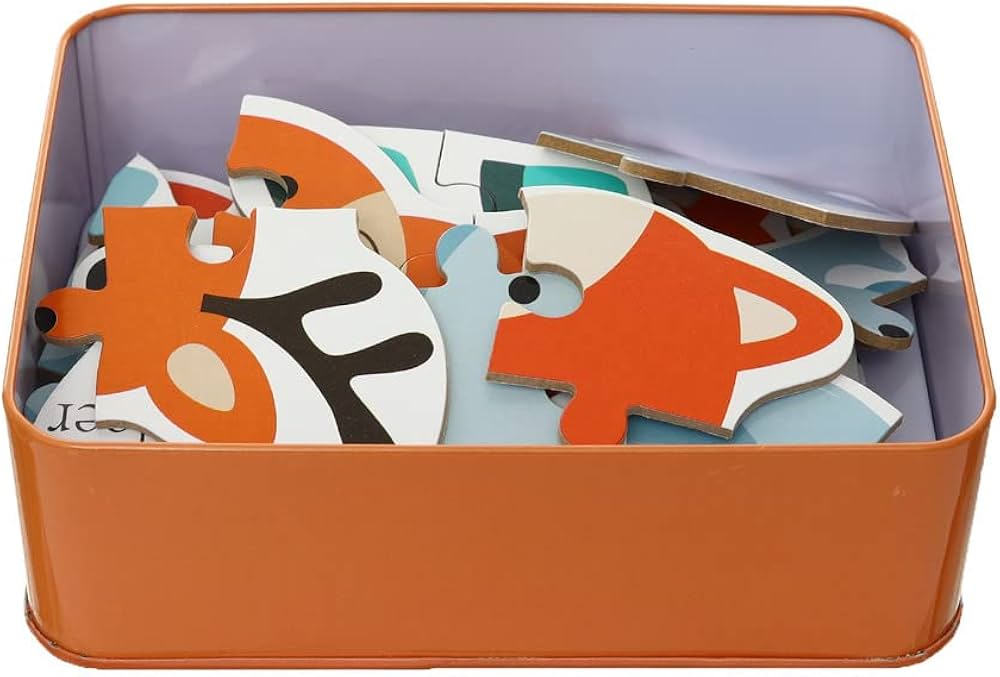 Intellect Toys Puzzle 6 in A Box- Animals