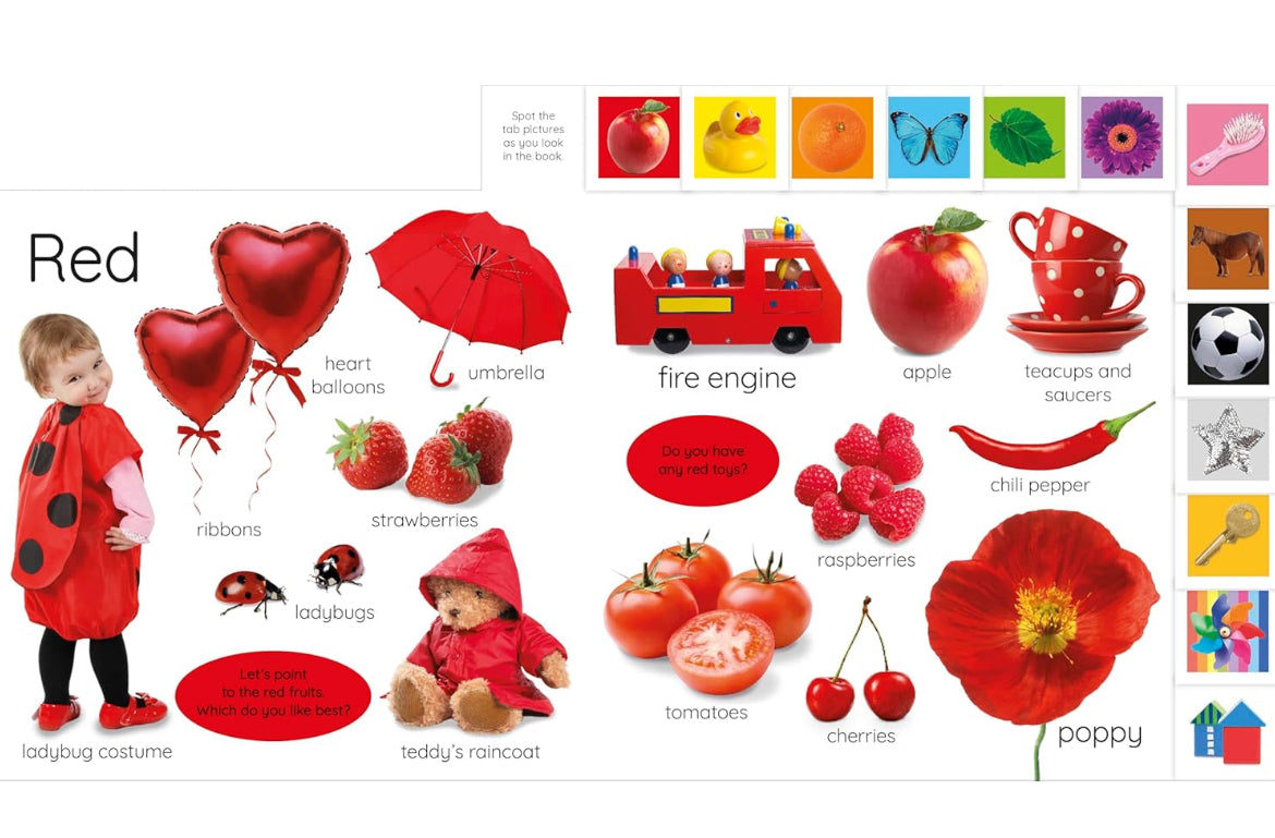 My First Colors – Interactive Tabbed Board Book for Early Learning