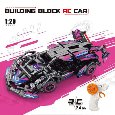 Cyberpunk RC Building Lego Car Set | Ages 6+ | Advance Engineering & Problem-Solving