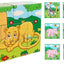 Animals Cube Puzzle – 9-Piece Wooden Block Puzzle (Ages 2+)