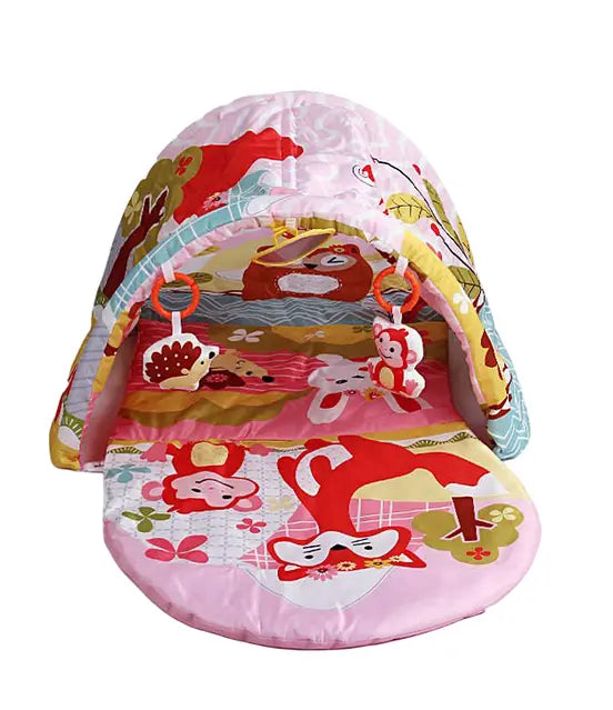 2-in-1 Baby Activity Gym & Play Tent – Safe BPA-Free Play Mat for Infants