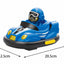 2-Player Interactive Remote Control Bumper Cars Battle Set with Ejecting Drivers (Red vs. Blue)
