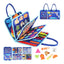 Montessori  vechiles themed Felt Busy Board – 20-in-1 Portable Activity Book
