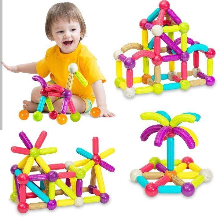 Magnetic Sticks And Balls -46 pcs