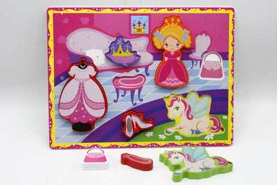 Unicorn Doll Accessories Wooden Chunky Puzzle