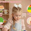 Colors and shapes wooden sorting box toy