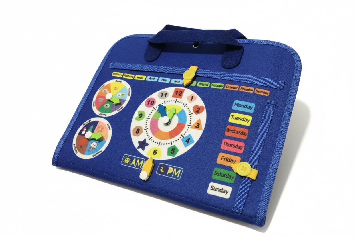 Montessori Space-Themed Busy Book – Interactive Felt Learning Adventure