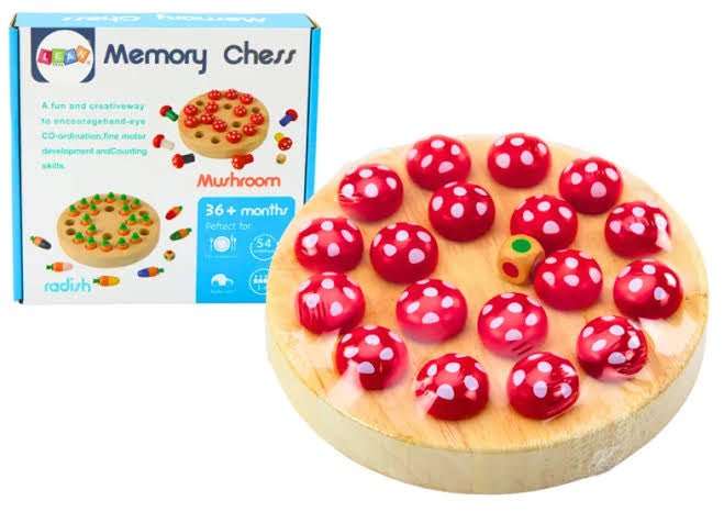 Memory chess toy (Mushroom)