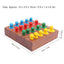 Montessori wooden knobbed cylinder  set