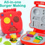 Color clay burger machine toy