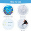 Sea Creatures Inflatable Water Mat Sensory Montessori Toy for Infants (Ages 0-12m)