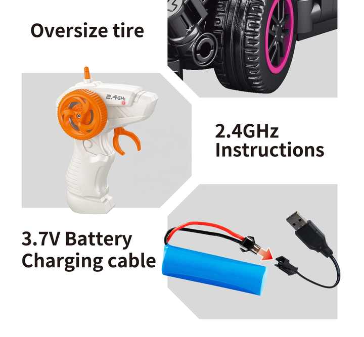 Cyberpunk RC Building Lego Car Set | Ages 6+ | Advance Engineering & Problem-Solving