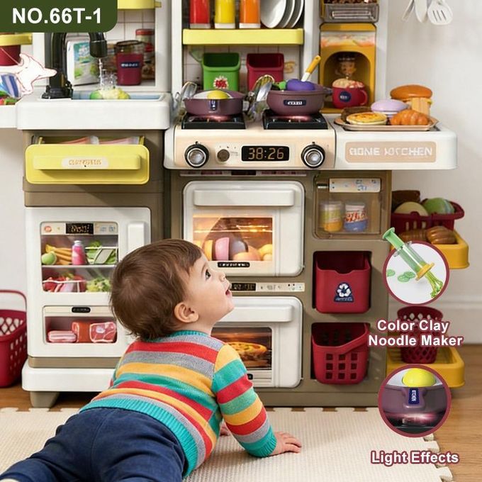 Kids Combo 65-Piece Kitchen Studio | Ages 3+ | Advanced Culinary Engineering & Tactile Logic