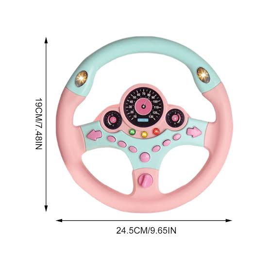 Steering wheel 360 degree toy