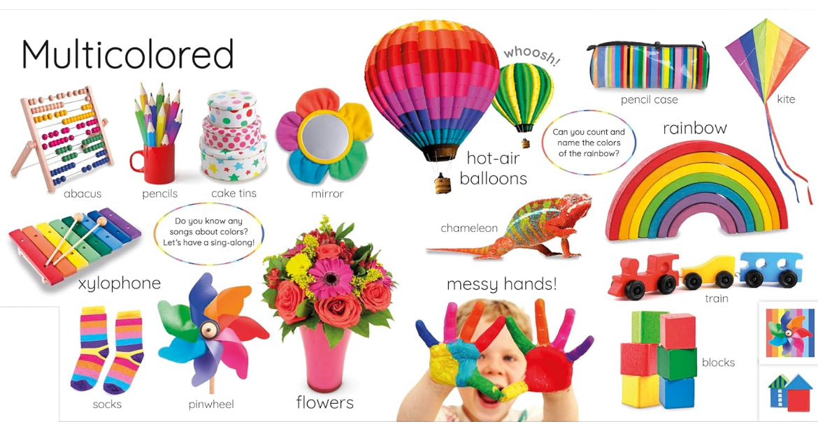 My First Colors – Interactive Tabbed Board Book for Early Learning