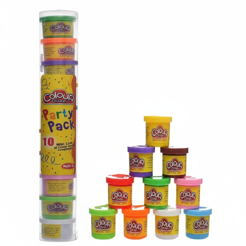10-Pack Colour Dough Party Set | Ages 3+ | Inspire Sensory Play & Fine Motor Skills