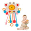 Baby Crab Pull String Sensory Montessori Toy for Toddlers (Ages 18m+)