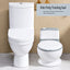 Realistic Toddler Potty Training Toilet with Soft PU Cushion Seat & Removable Waste Basin