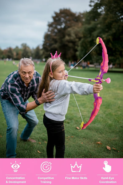 Glow-Action Precision Archery Set | Ages 3+ | Enhance Focus & Athletic Coordination