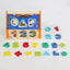 Wooden shape smart house toy