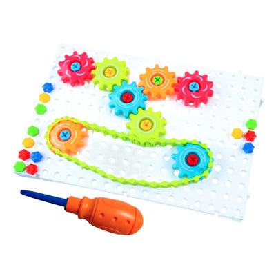 Magic plate electric drill toy 230 pcs