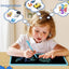 12-Inch LCD Colorful Writing Tablet – Reusable Drawing & Memo Board