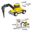 Mini Lego Blocks Construction Trucks Set