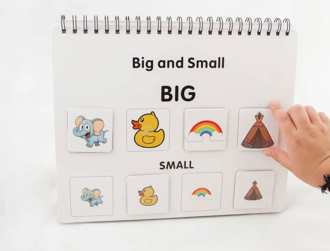 Preschool Busy Book – Interactive Learning Binder for Early Skills
