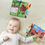 Farm Animals Soft Cloth Book for Babies – Sensory Tails & Sound Buttons (0–36 Months)