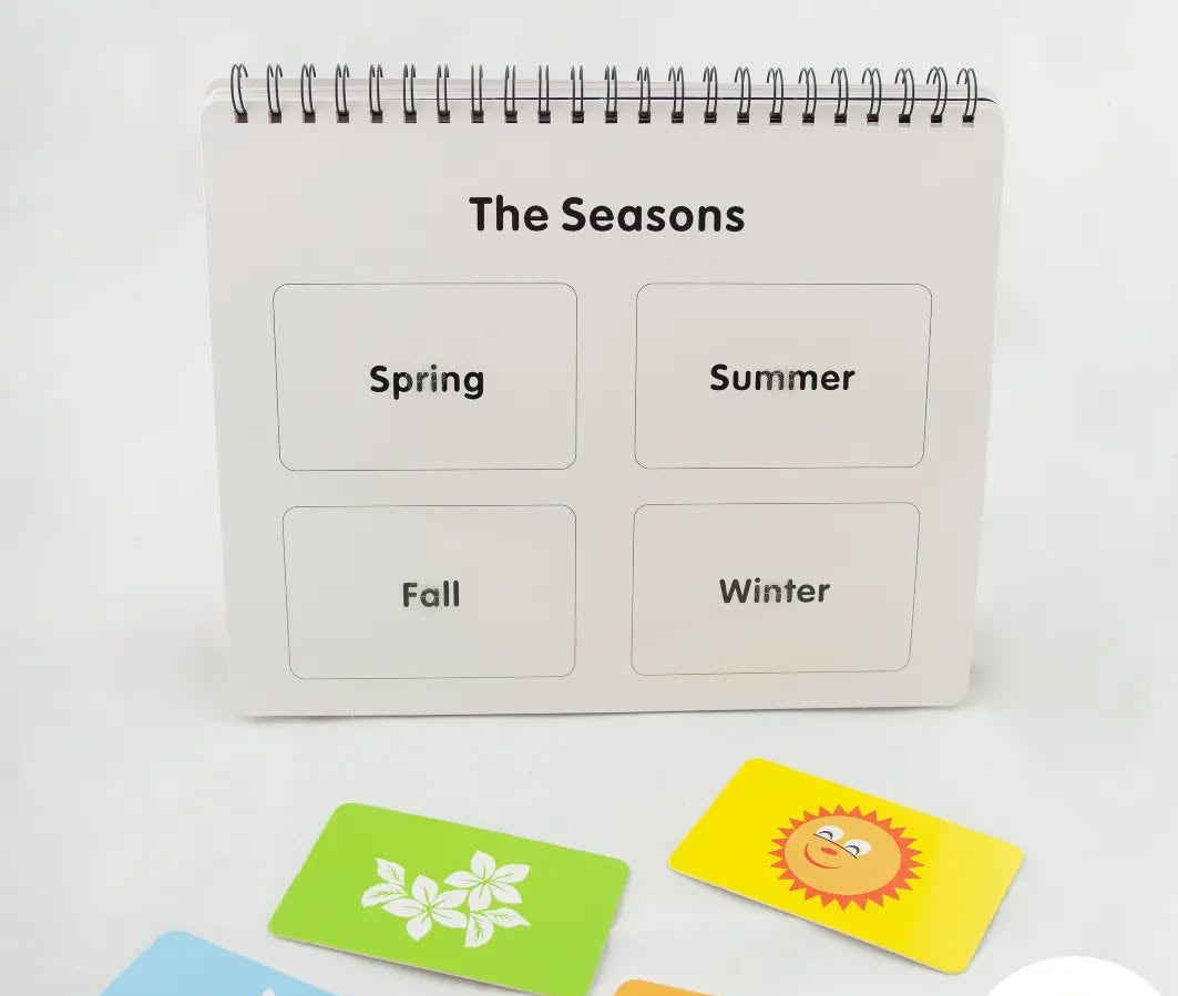Preschool Busy Book – Interactive Learning Binder for Early Skills