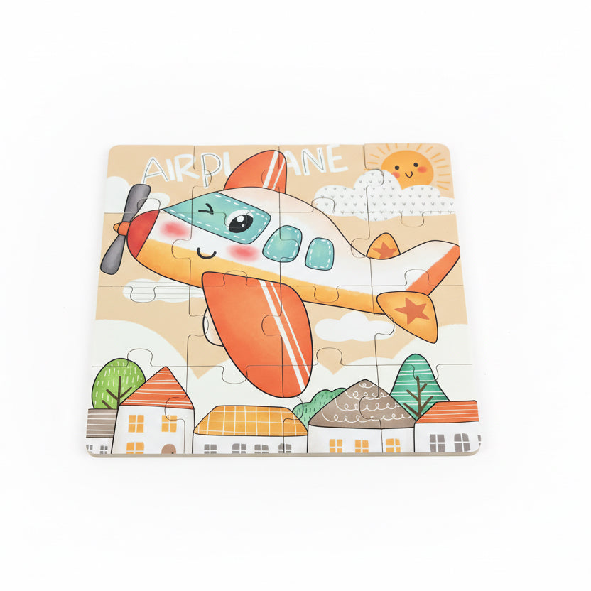 Step-by-Step Magnetic Vehicles Puzzle – 3-in-1 Leveled Learning Book