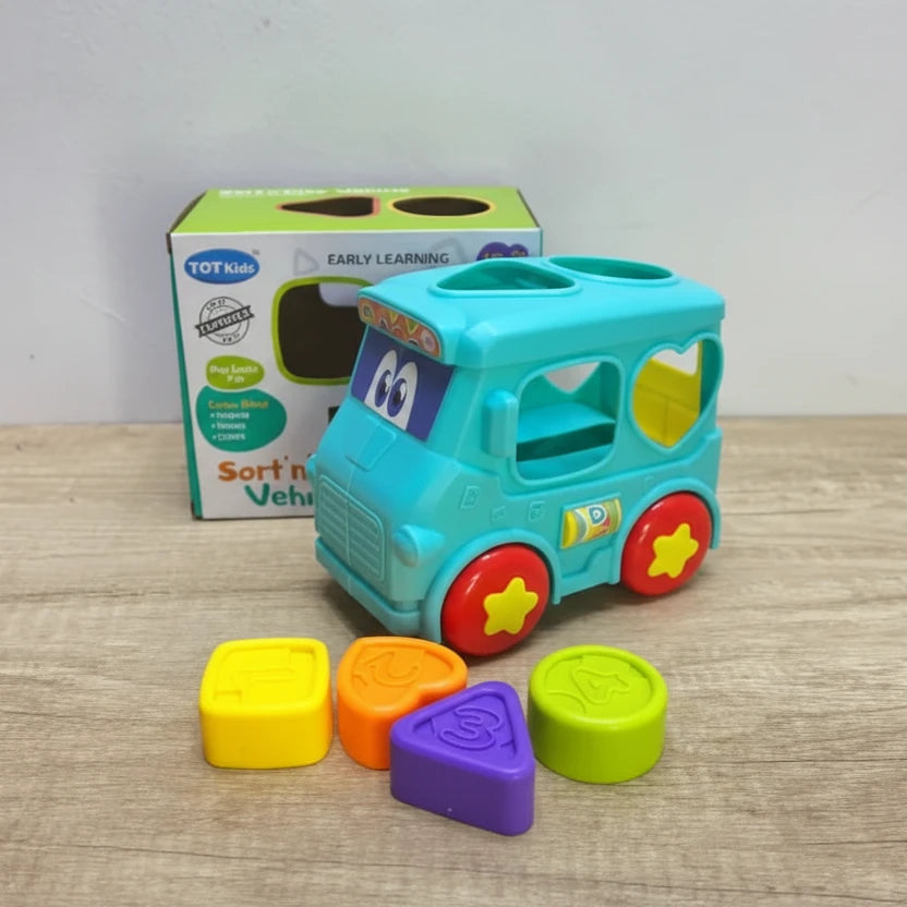 HAP-P-KID Little Learner Sort & Play Vehicle – Shape Sorter Van