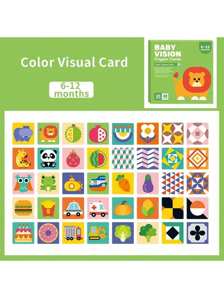 Infant Vision Trigger Cards (Level 2) – Color & Pattern Recognition Set