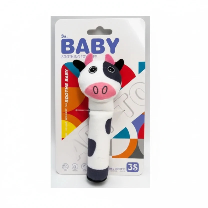 Cuddly Pals Sensory Rattle – Ultra-Soft First Discovery Toy