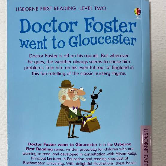 Dr Foster Went to Gloucester – Usborne First Reading Level 2