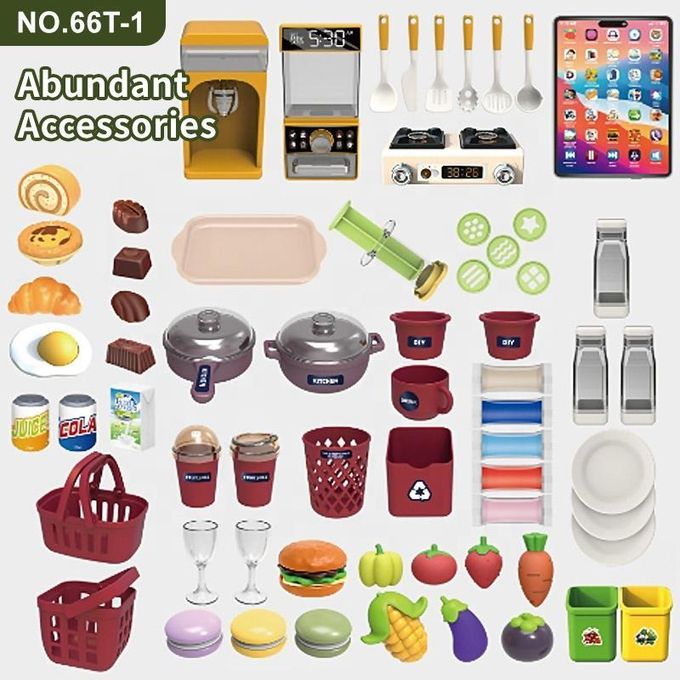 Kids Combo 65-Piece Kitchen Studio | Ages 3+ | Advanced Culinary Engineering & Tactile Logic